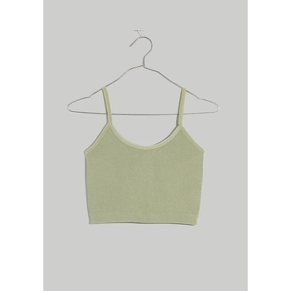 Madewell Seamless Crop Cami Top Forgotten Landscape Size L/XL NF341 - Picture 1 of 6